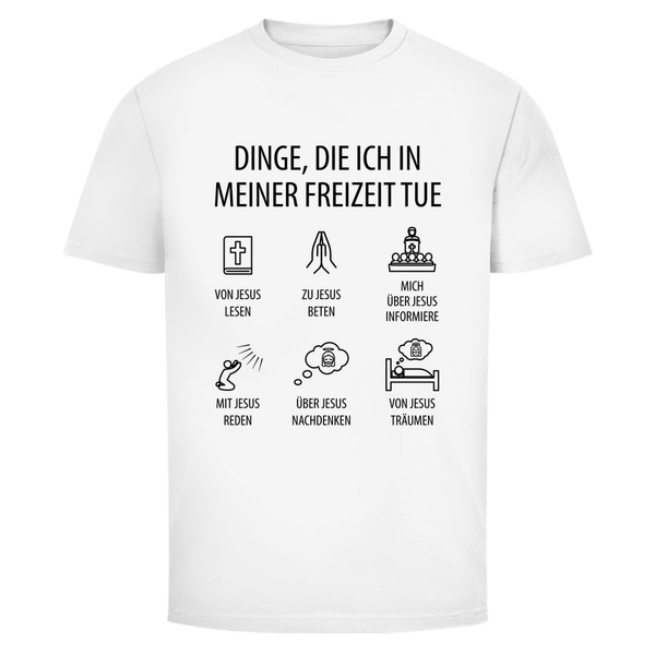 Herren T-Shirt dinge die ich in meiner freizeit tue