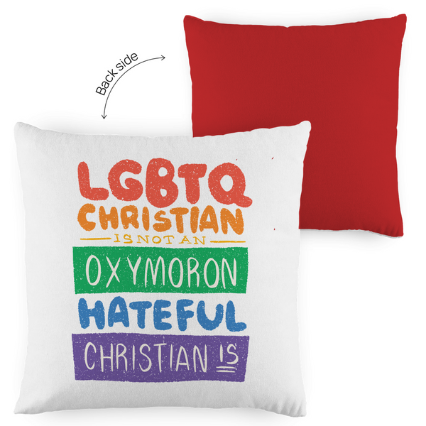 Kopfkissen zweifarbig lgbt christlich