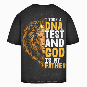 Oversize Washed T-Shirt god is my father