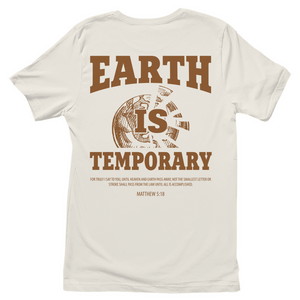 Damen T-Shirt earth ist temporary matthew 5:18