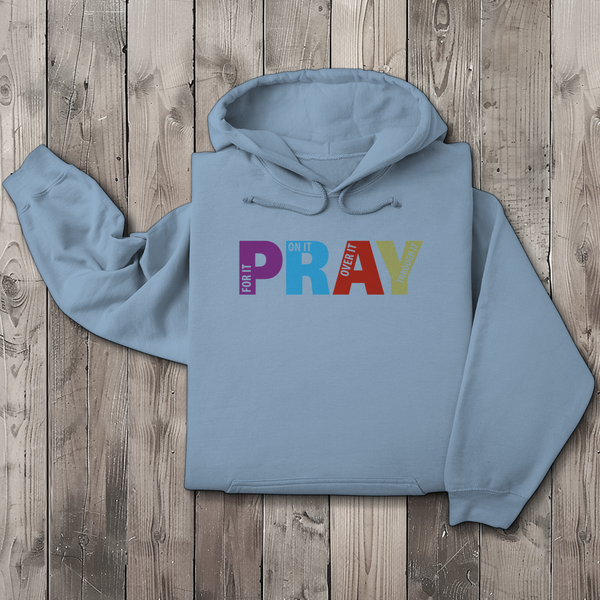 Herren Hoodie pray on it