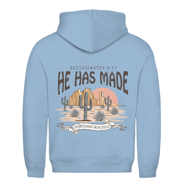 Herren Hoodie everything beautiful ecclesiastes 3:11