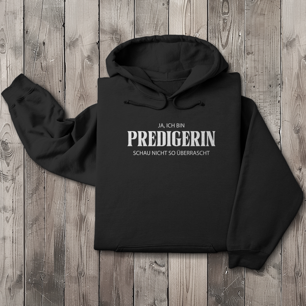 Herren Hoodie ja ich bin predigein