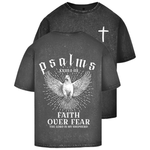 Oversize Washed T-Shirt jesus loves you