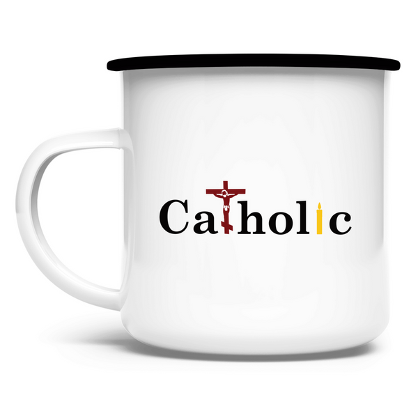 Emaille Tasse catholic