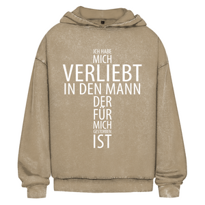 Oversize Washed Hoodie der für mich gestorben ist