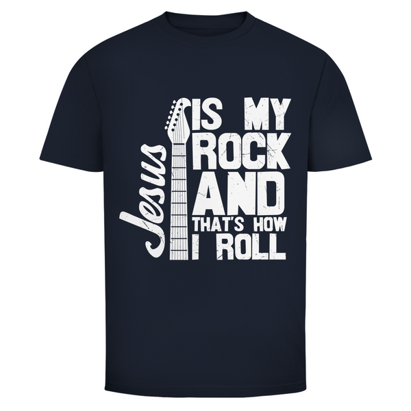 Herren T-Shirt jesus is my rock guitarist