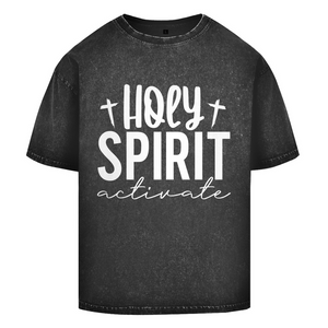 Oversize Washed T-Shirt holy spirit activate