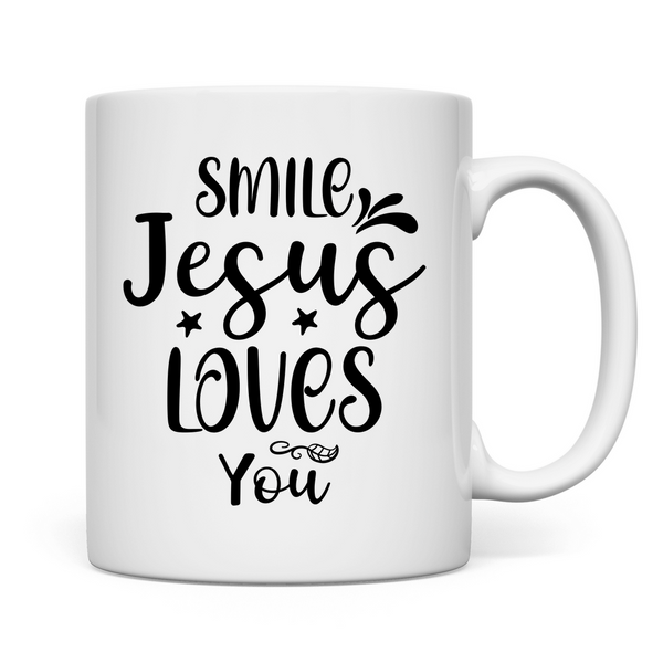 Tasse smile jesus loves you