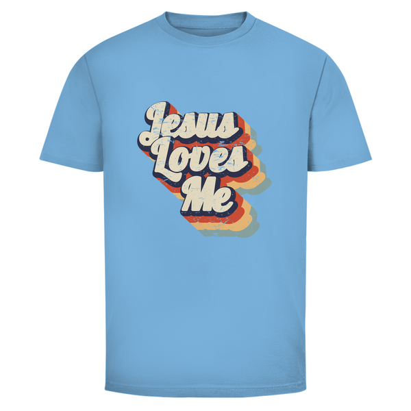 Herren T-Shirt jesus loves me