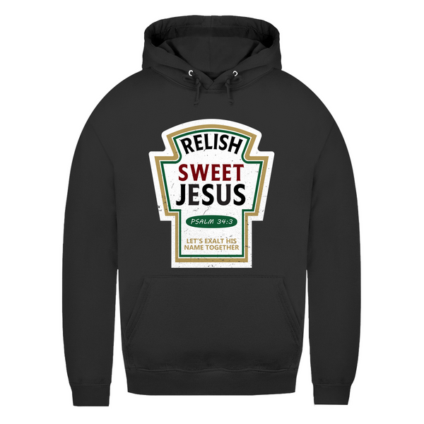 Damen Hoodie relish sweet jesus psalm 34:3