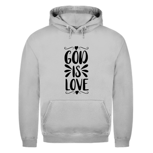 Herren Hoodie god is love