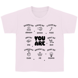 Kinder T-Shirt you are strong