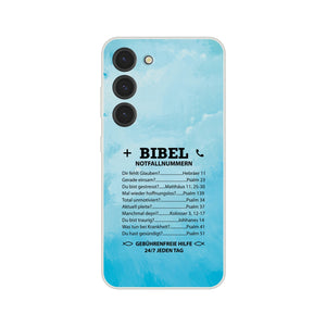 bibel notfallnummern Samsung-Hülle