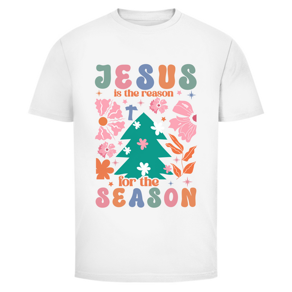 Herren T-Shirt jesus is reason for the season