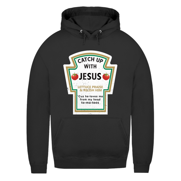 Damen Hoodie catch up with jesus