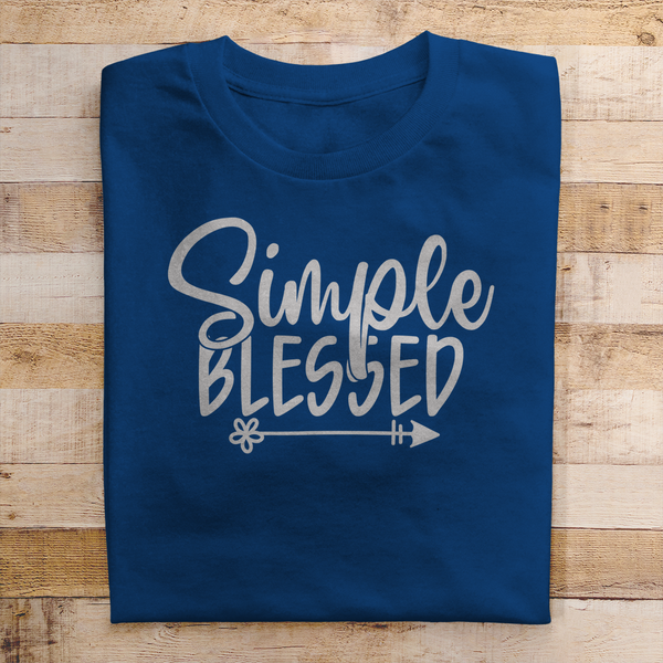 Herren T-Shirt simple blessed