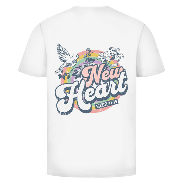 Herren T-Shirt new heart ezekiel 11:19