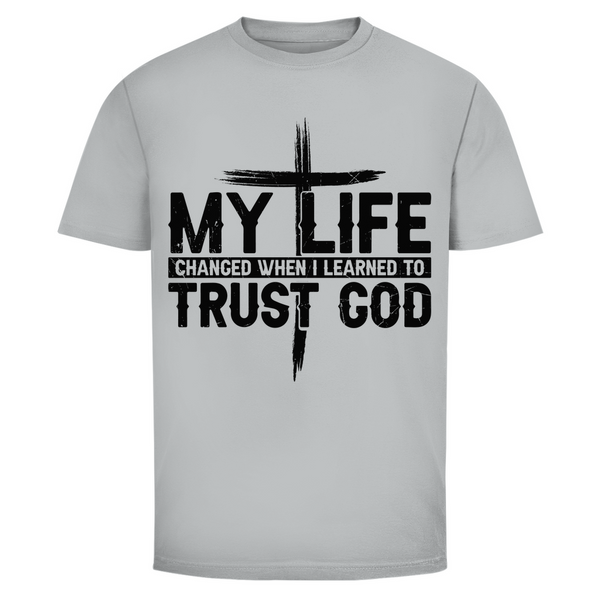 Herren T-Shirt when i learned to trust god