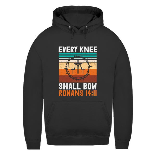 Damen Hoodie every knee shall bow romans 14:11