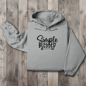 Herren Hoodie simple blessed