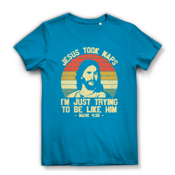 Damen Bio T-Shirt jesus took naps mark 4:38