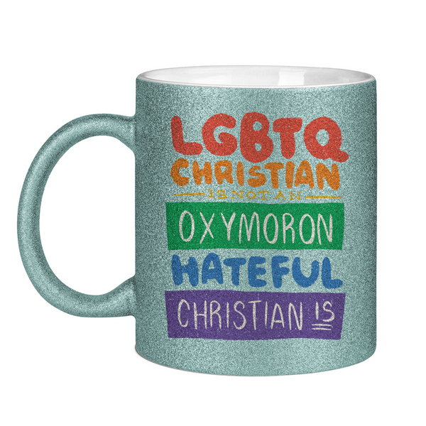 Glitzertasse lgbt christlich