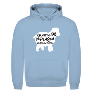 Herren Hoodie er hat die 99 verlassen