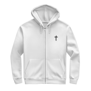 Herren Zipper Hoodie jesus loves you