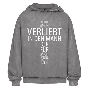 Oversize Washed Hoodie der für mich gestorben ist