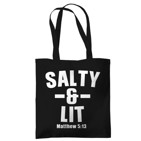 Tragetasche salty and lit matthew 5:13