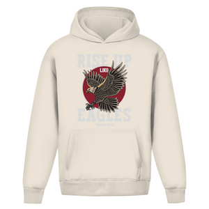 Oversize Hoodie Ohne Kordel rise up like eagles isaiah 40:31
