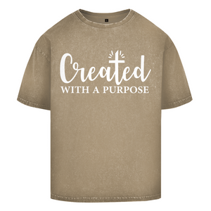 Oversize Washed T-Shirt created with a purpose
