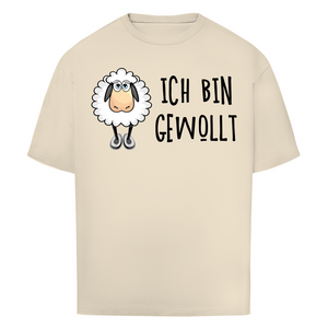 Oversize T-Shirt ich bin gewollt