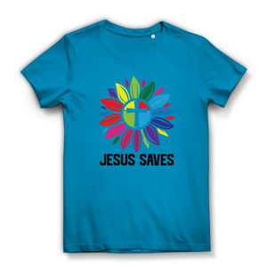 Damen Bio T-Shirt jesus saves