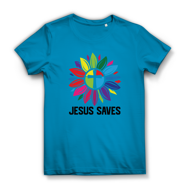 Damen Bio T-Shirt jesus saves