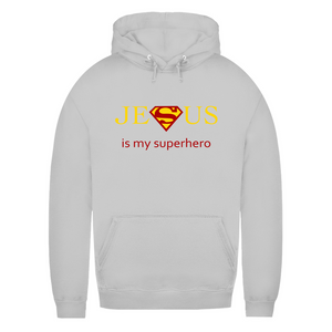 Damen Hoodie jesus is my superhero