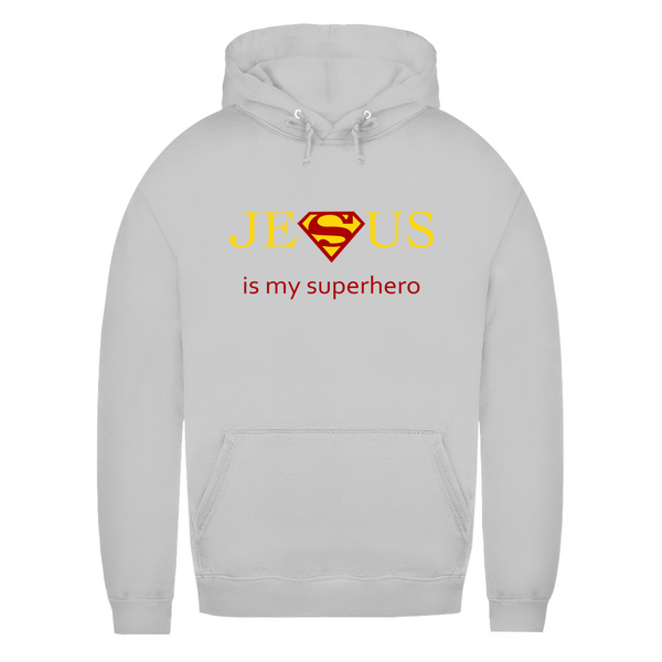 Damen Hoodie jesus is my superhero