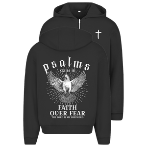 Oversize Zipper Hoodie jesus loves you