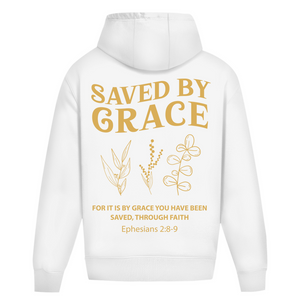 Oversize Hoodie Ohne Kordel saved by grace ehpesians 2:8-9