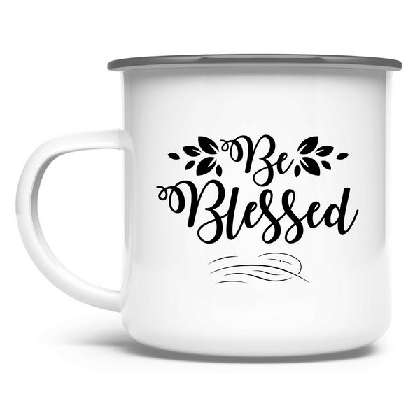 Emaille Tasse be the light for all mathew 5:16