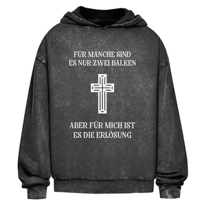 Oversize Washed Hoodie für mich es die erlösung