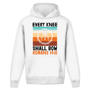 Oversize Hoodie Ohne Kordel every knee shall bow romans 14:11