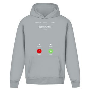 Oversize Hoodie Ohne Kordel jesus christ is calling