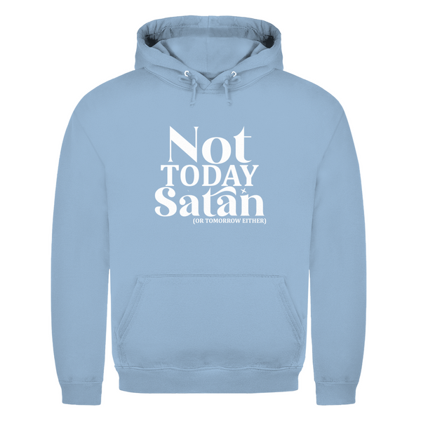 Herren Hoodie not today satan