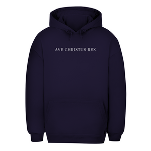 Unisex Oversize Hoodie ave christus rex