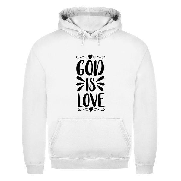 Herren Hoodie god is love