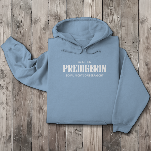 Herren Hoodie ja ich bin predigein