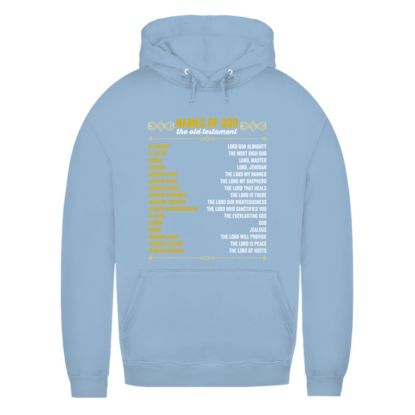 Damen Hoodie names of god