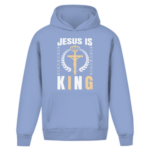 Oversize Hoodie Ohne Kordel jesus is king